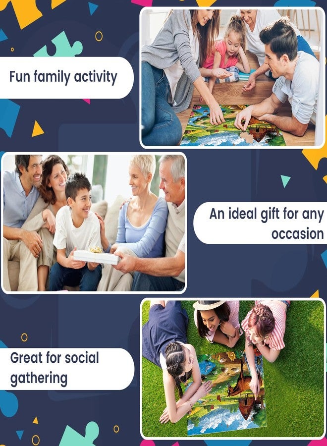 WSCXSC 300 Pieces Puzzles for Adults WSCXSC Jigsaw Puzzles Games Brain Teaser Thick Paper Animals Puzzles Pieces Fit Together Challenging Puzzle for Adult Children Elderly Gift Toy 20.5 x 15 in - Image 5